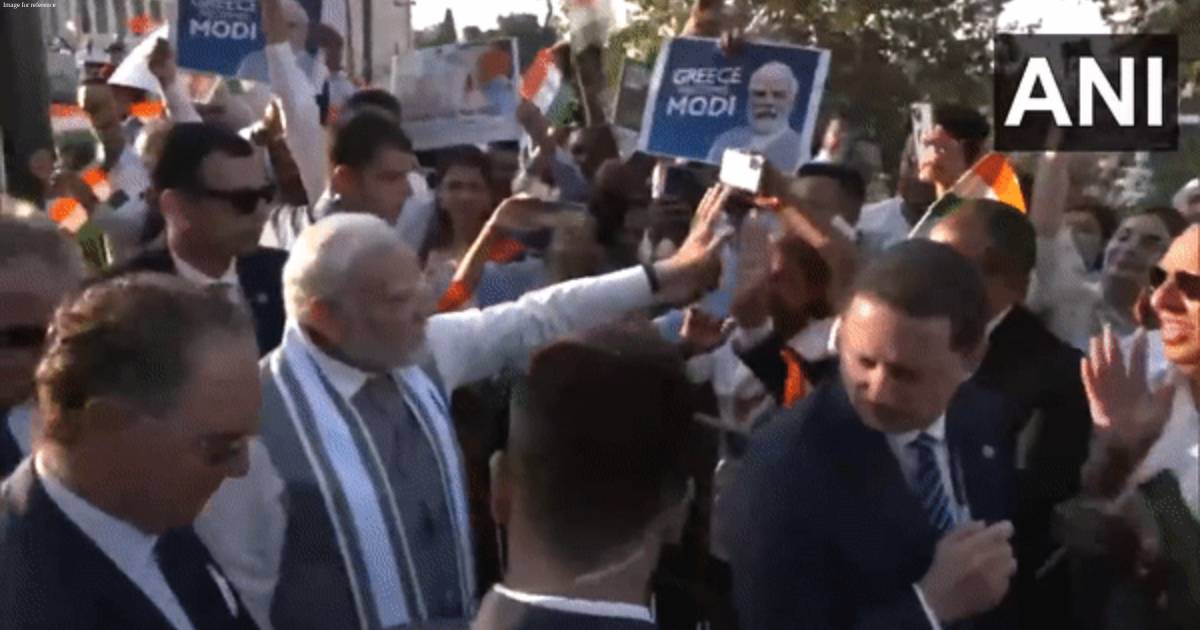 Amid chants of 'Bharat Mata ki Jai,' PM Modi receives rousing welcome in Greece